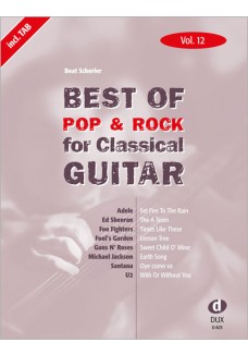 Best of Pop  & Rock for Classical Guitar Vol. 12